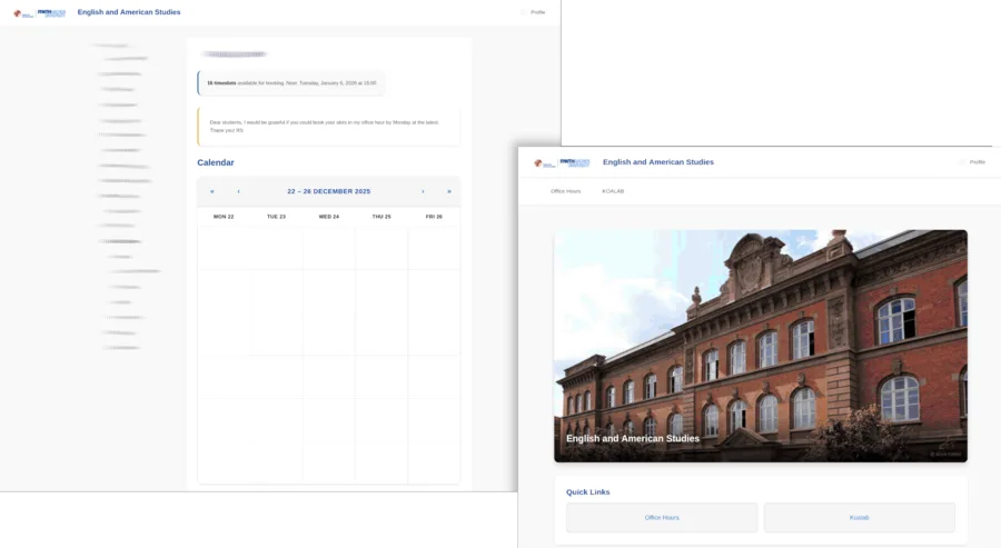 Anglistik Web Screenshot