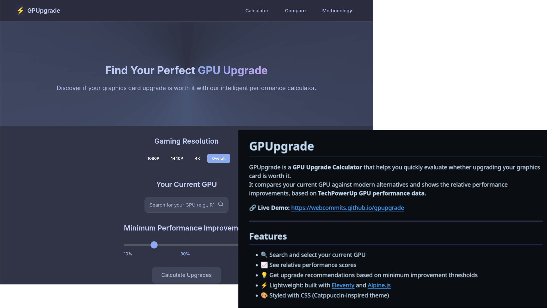 GPUpgrade Screenshot