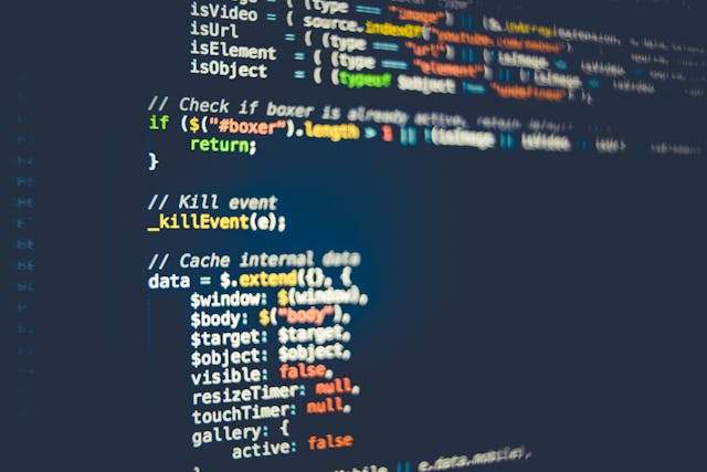 Code Picture by Markus Spiske